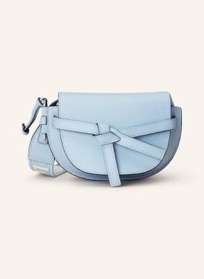 Loewe Torba Na Ramię Mini Gate Dual blau