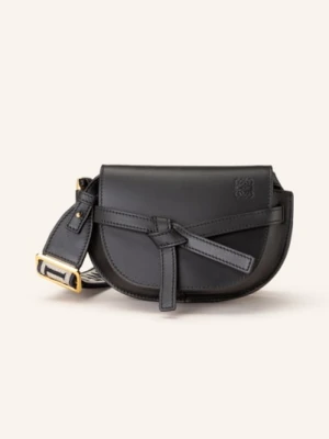 Loewe Torba Na Ramię Mini Gate Dual schwarz