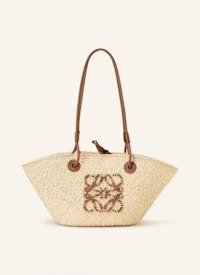 Loewe Torba Shopper Anagram Basket Small beige