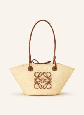 Loewe Torba Shopper Anagram Small beige