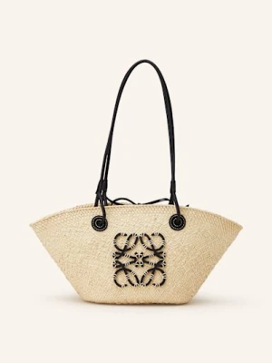 Loewe Torba Shopper Anagram Small beige