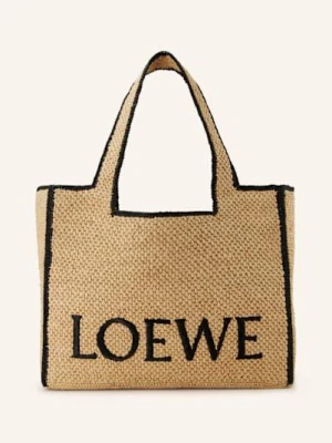 Loewe Torba Shopper Font Tote Large beige
