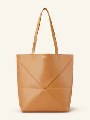 Loewe Torba Shopper Puzzle Fold beige