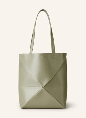 Loewe Torba Shopper Puzzle Fold gruen