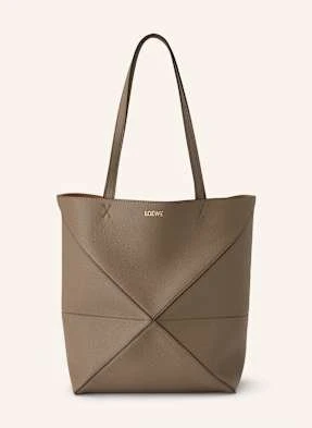 Loewe Torba Shopper Puzzle Fold Medium grau