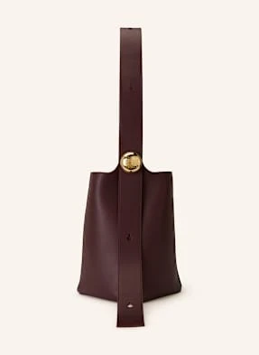 Loewe Torebka Pebble Bucket Medium rot