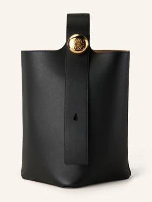 Loewe Torebka Pebble Bucket Medium schwarz