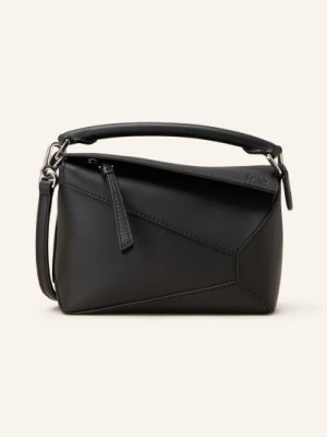 Loewe Torebka Puzzle Edge Mini schwarz