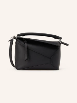 Loewe Torebka Puzzle Edge Mini schwarz