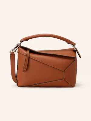 Loewe Torebka Puzzle Small braun BRĄZOWY