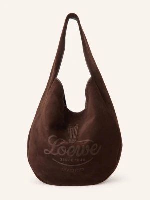 Loewe Torebka Typu Worek Roomy Z Torebką Typu Pouch braun CIEMNOBRĄZOWY