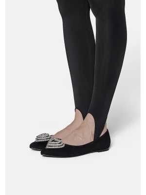 loft37 Skórzane baleriny w kolorze czarnym rozmiar: 38
