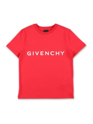Logo Basic T-Shirt Czerwony Ss24 Givenchy