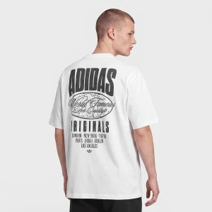 ST LOGO GFX T white adidas Originals