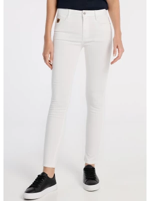 Lois Dżinsy - Skinny fit - w kolorze białym rozmiar: W27