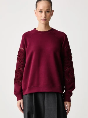 Lola Casademunt bluza damska z wiskozą bordowy