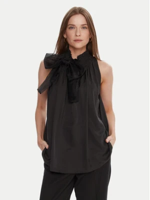 LOLA CASADEMUNT Bluzka LF2515016 Czarny Regular Fit