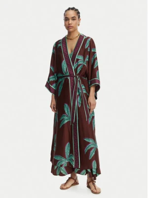 LOLA CASADEMUNT Kimono LS2602004 Brązowy Regular Fit