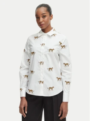 LOLA CASADEMUNT Koszula LS2615059 Biały Regular Fit