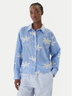 LOLA CASADEMUNT Koszula LS2615089 Niebieski Relaxed Fit