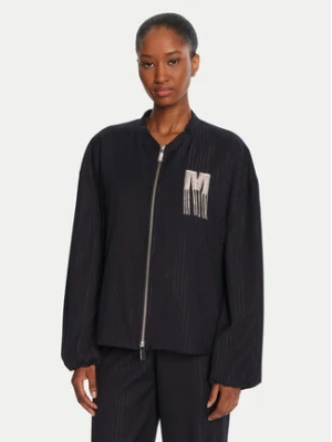 LOLA CASADEMUNT Kurtka bomber MF2502005 Granatowy Loose Fit