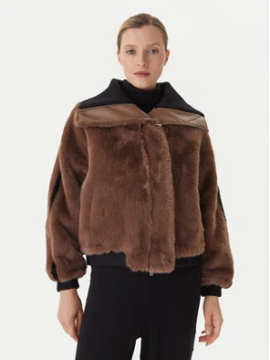 LOLA CASADEMUNT Kurtka przejściowa LF2501014 Brązowy Regular Fit