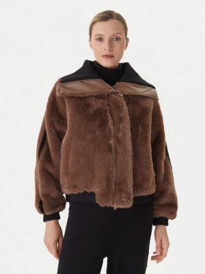 LOLA CASADEMUNT Kurtka przejściowa LF2501014 Brązowy Regular Fit