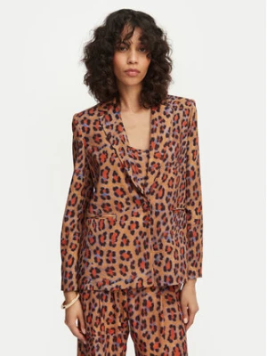 LOLA CASADEMUNT Marynarka MS2602005 Brązowy Straight Fit