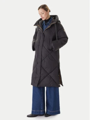 LOLA CASADEMUNT Płaszcz zimowy LF2501002 Czarny Relaxed Fit