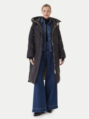 LOLA CASADEMUNT Kurtka zimowa LF2501002 Czarny Relaxed Fit