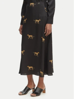 LOLA CASADEMUNT Spódnica maxi LS2608008 Czarny Regular Fit