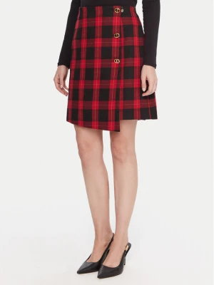 LOLA CASADEMUNT Spódnica mini LF2508003 Czerwony Regular Fit