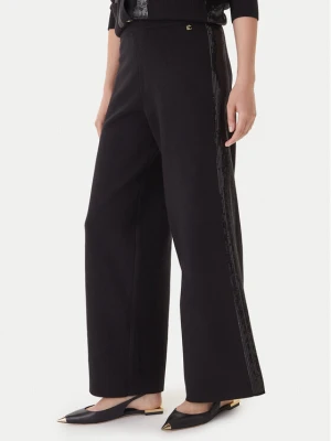 LOLA CASADEMUNT Spodnie materiałowe LF2514003 Czarny Regular Fit