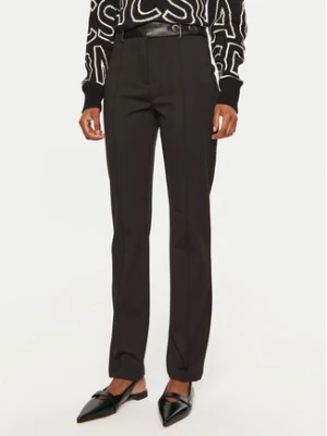 LOLA CASADEMUNT Spodnie materiałowe MF2414004 00N Czarny Regular Fit