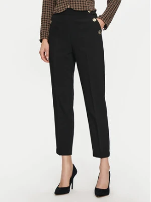 LOLA CASADEMUNT Spodnie materiałowe MF2414007 Czarny Straight Fit