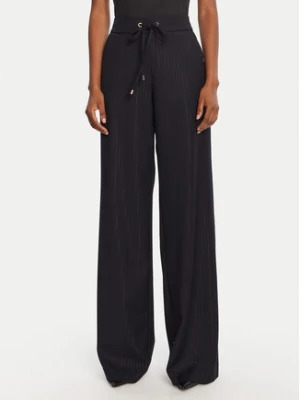 LOLA CASADEMUNT Spodnie materiałowe MF2514001 Granatowy Wide Leg