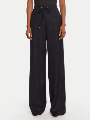 LOLA CASADEMUNT Spodnie materiałowe MF2514001 Granatowy Wide Leg