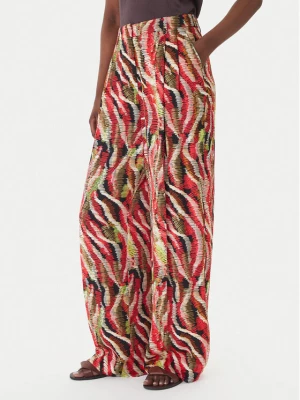 LOLA CASADEMUNT Spodnie materiałowe MS2614027 Kolorowy Wide Leg