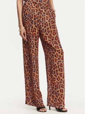 LOLA CASADEMUNT Spodnie palazzo MS2614002 Brązowy Wide Leg