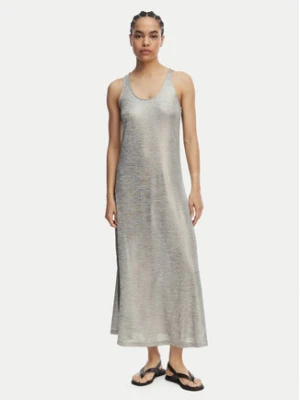 LOLA CASADEMUNT Sukienka codzienna LS2616083 Srebrny Regular Fit