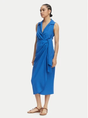 LOLA CASADEMUNT Sukienka codzienna LS2616132 Niebieski Regular Fit