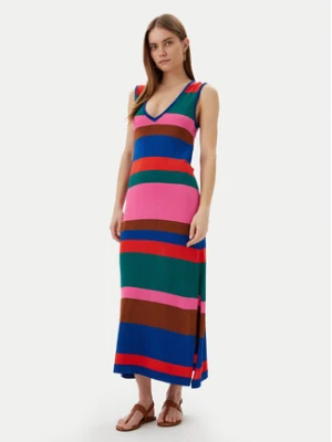 LOLA CASADEMUNT Sukienka dzianinowa MS2516032 Kolorowy Regular Fit