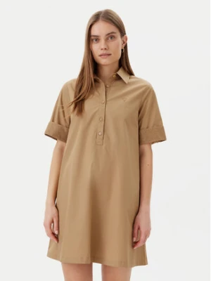 LOLA CASADEMUNT Sukienka koszulowa LS2516065 Beżowy Regular Fit