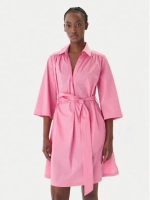 LOLA CASADEMUNT Sukienka koszulowa LS2616140 Różowy Relaxed Fit
