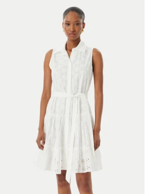 LOLA CASADEMUNT Sukienka letnia LS2616037 Kremowy Regular Fit