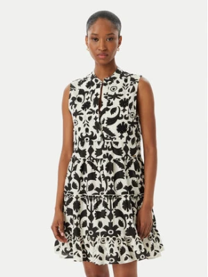 LOLA CASADEMUNT Sukienka letnia LS2616040 Czarny Regular Fit