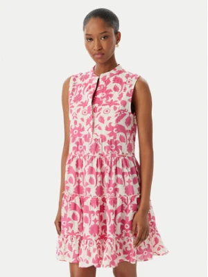 LOLA CASADEMUNT Sukienka letnia LS2616040 Różowy jasny Regular Fit