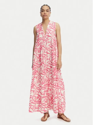 LOLA CASADEMUNT Sukienka letnia LS2616141 Różowy jasny Relaxed Fit