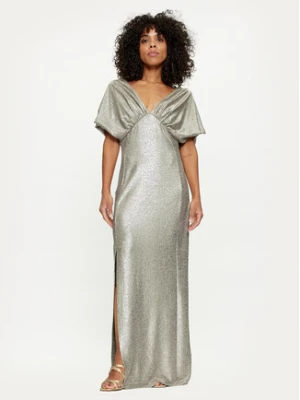 LOLA CASADEMUNT Sukienka wieczorowa MS2416014 Złoty Regular Fit