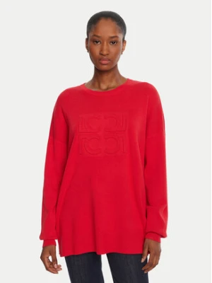 LOLA CASADEMUNT Sweter LF2511004 Czerwony Loose Fit
